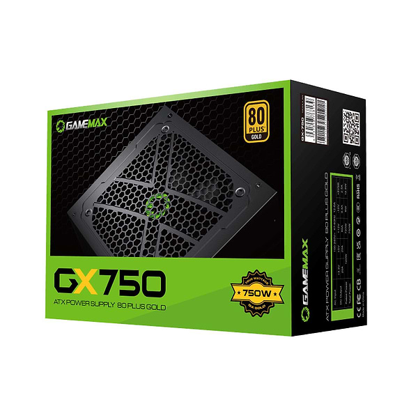 Фото - Блок живлення для ПК Gamemax 750W 80 Gold (GX-750 Modular)