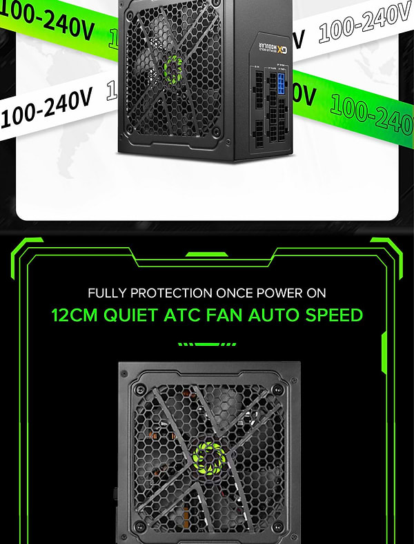 Фото - Блок живлення для ПК Gamemax 750W 80 Gold (GX-750 Modular)