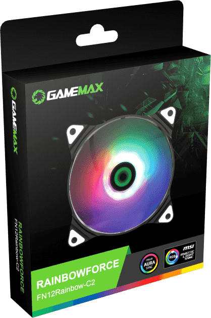 Фото - Корпусный вентилятор Gamemax FN-12Rainbow-C2