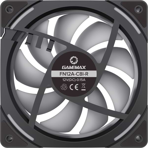Фото - Корпусный вентилятор Gamemax KF300 BK
