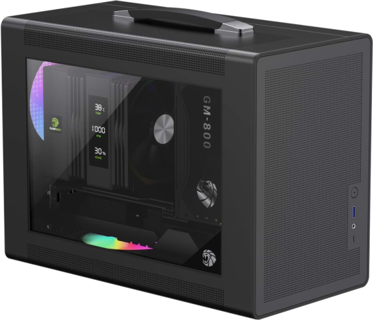 Корпус Gamemax Mini Tower без БЖ (Spark Air BK) - Фото 1