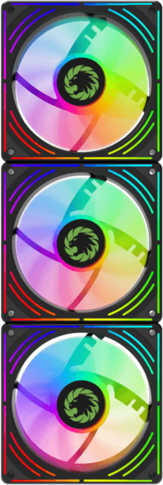 Фото - Корпусный вентилятор Gamemax RA300 BK