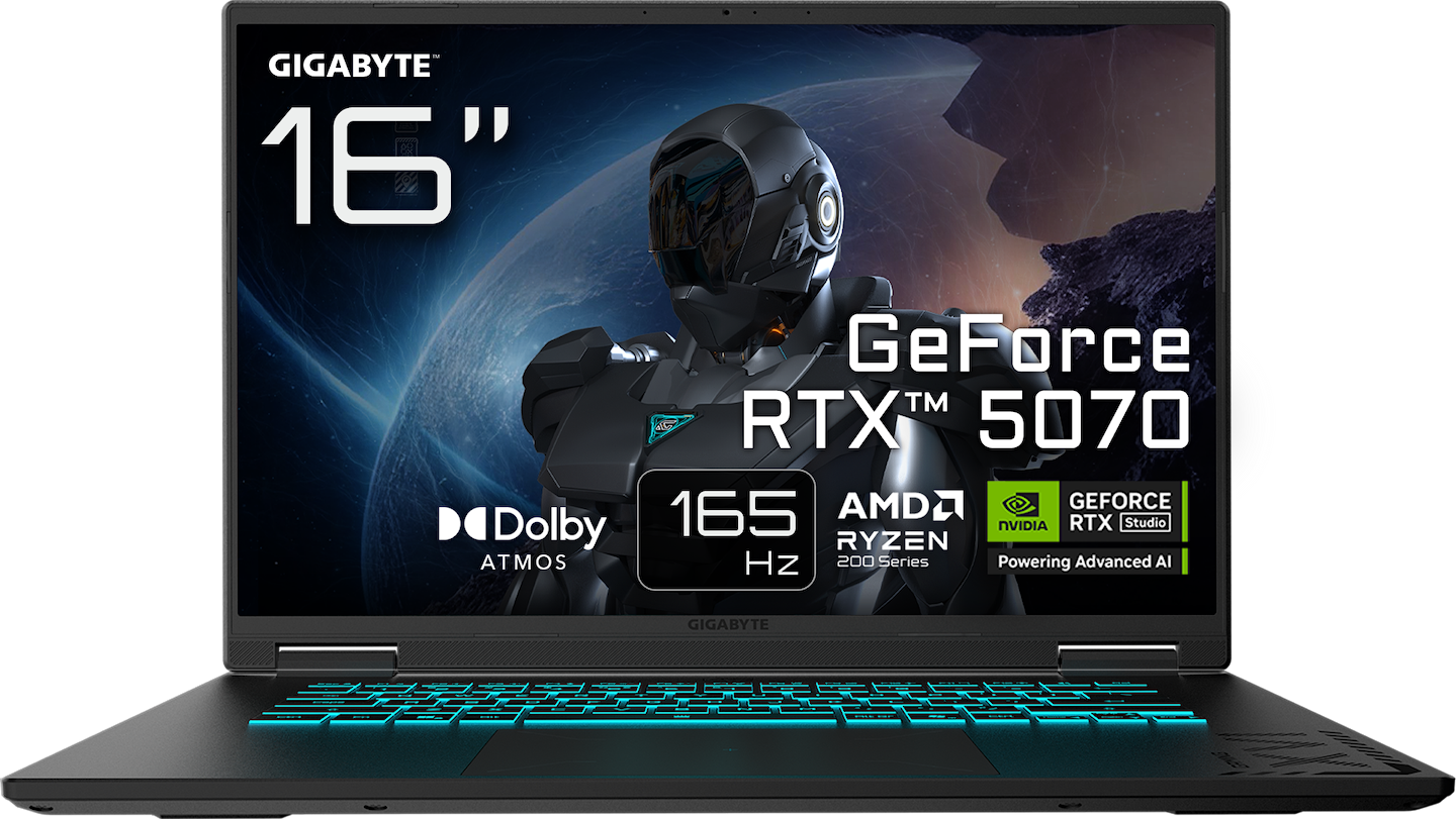 Ноутбук игровой Gigabyte Gaming A16 (3WHK3UA894SD) Black Steel