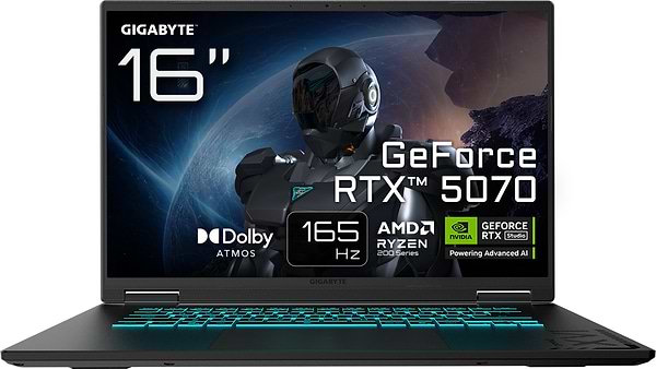 Фото - Ноутбук игровой Gigabyte Gaming A16 (3WHK3UA864SD) Black Steel