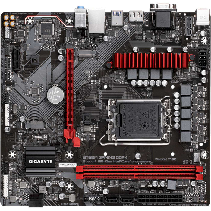 Материнська плата Gigabyte B760M GAMING DDR4