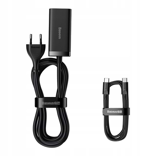 Фото - Сетевое зарядное устройство Baseus GaN3 Pro Desktop Fast Charger 2U+2C 100W EU Black (CCGP000101)