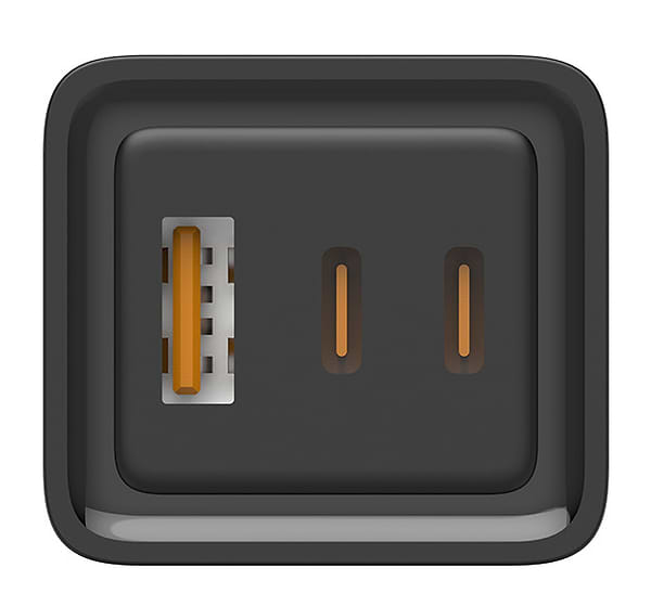 Фото - Мережевий зарядний пристрій Colorway GaN3 Pro Power Delivery 2USB Type-C PDx3A;1USBx3A Black (CW-CHS039PD-BK)