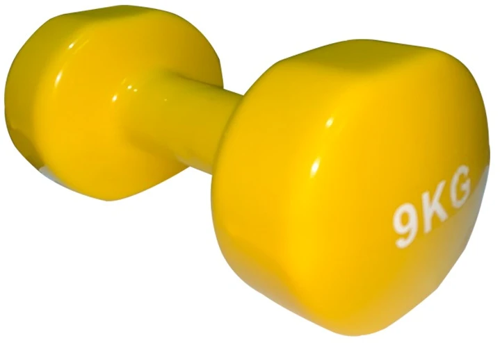 Гантель для фітнесу Stein 9.0 кг Yellow (LKDB-504A-9)