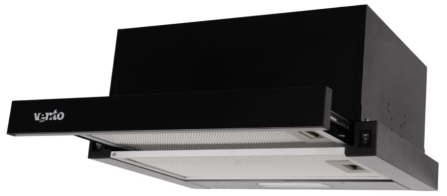 Купити Витяжка вбудована Ventolux GARDA 45 BK (700) LED 2S - Фото 1 Витяжка вбудована Ventolux GARDA 45 BK (700) LED 2S - Фото 1