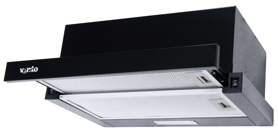 Фото - Витяжка вбудована Ventolux GARDA 50 BK (700) LED 2S