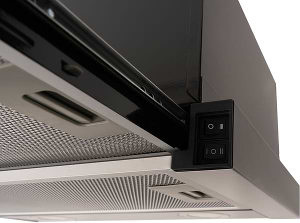 Фото - Витяжка вбудована Ventolux GARDA 50 BK (700) LED