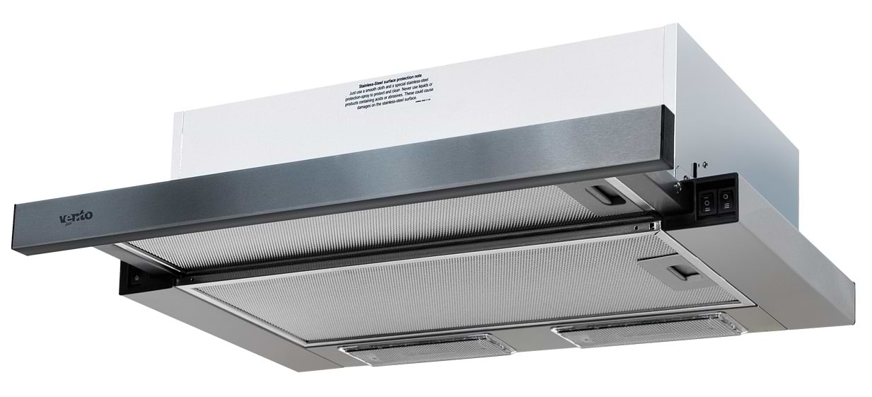 Вытяжка встраиваемая Ventolux GARDA 50 INOX (450) - Фото 1