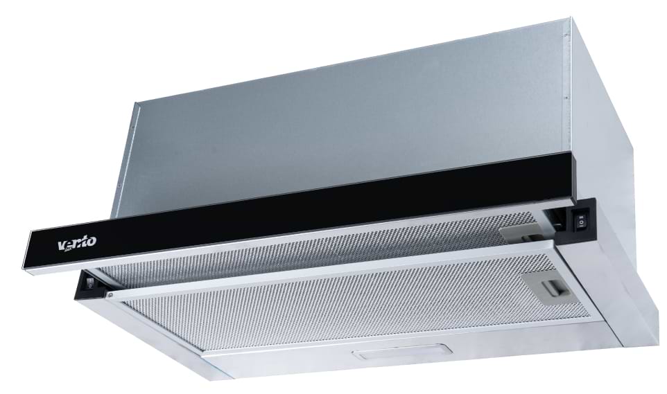 Витяжка вбудована Ventolux GARDA 60 BG (1000) LED 2S - Фото 1