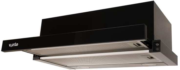 Витяжка вбудована Ventolux GARDA 60 BG (700) LED - Фото 1