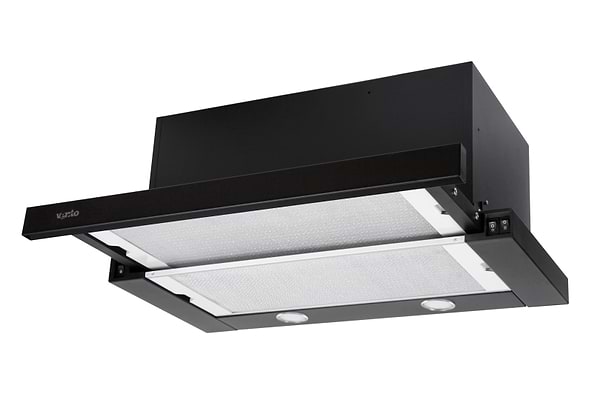 Фото - Витяжка вбудована Ventolux GARDA 60 BK (1300) SMD LED