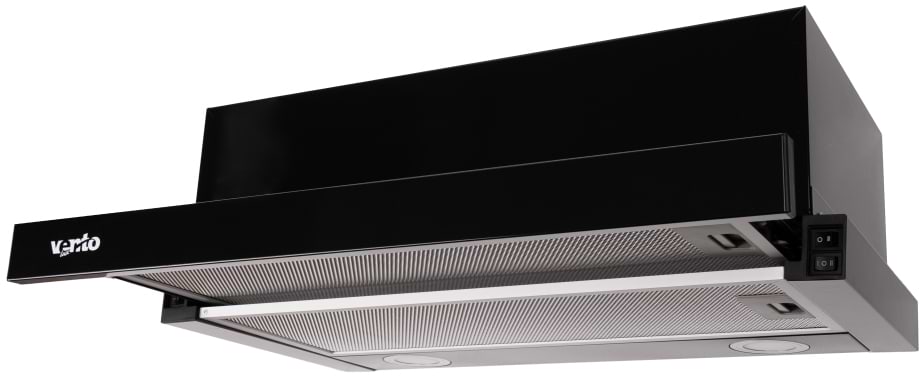 Витяжка вбудована Ventolux GARDA 60 BK (700) LED - Фото 1
