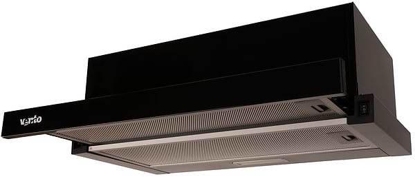 Фото - Витяжка вбудована Ventolux GARDA 60 BK (700) LED 2S