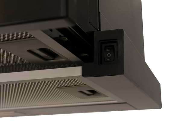Фото - Витяжка вбудована Ventolux GARDA 60 BK (700) LED 2S