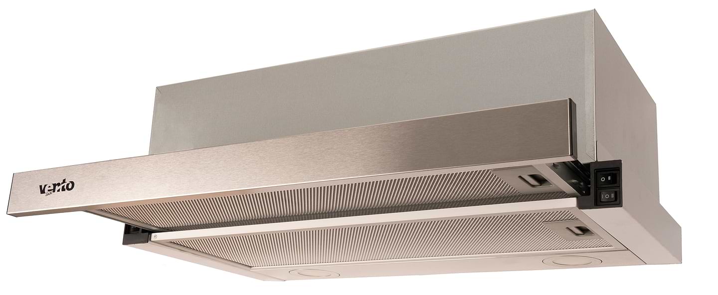Вытяжка встраиваемая Ventolux GARDA 60 INOX (700) LED - Фото 1