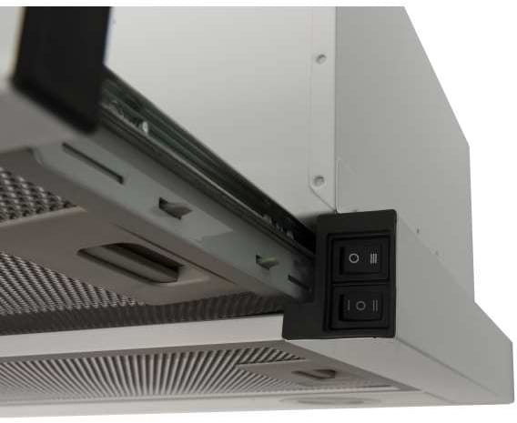 Фото - Витяжка вбудована Ventolux GARDA 60 WH (900) LED