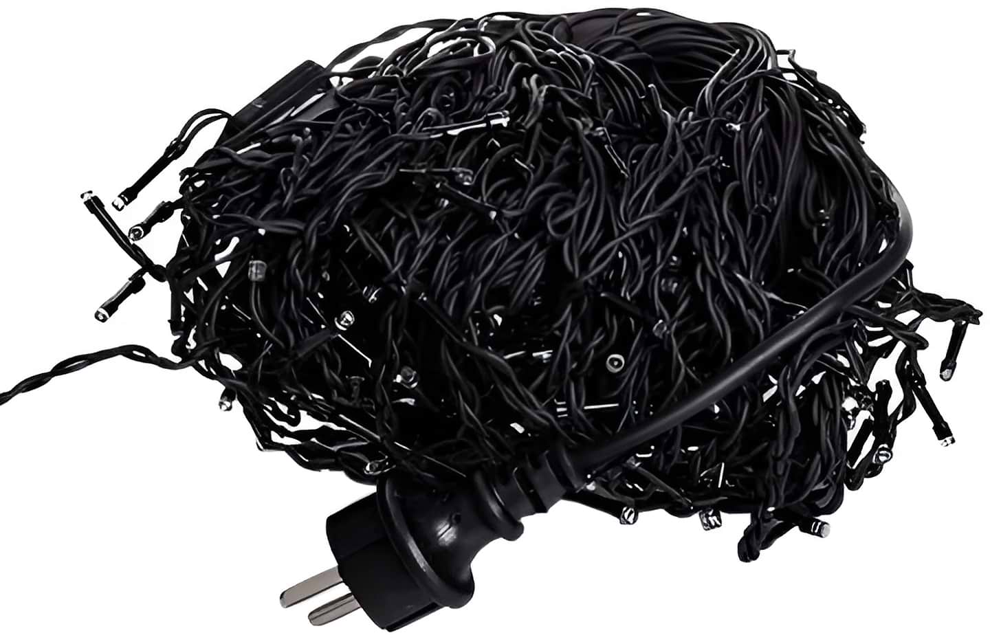 Гирлянда бахрома GarlandoPro Гирлянда Бахрома уличная 405 LED 25 м от сети черная нить, мультиколор GarlandoPro 25MBML