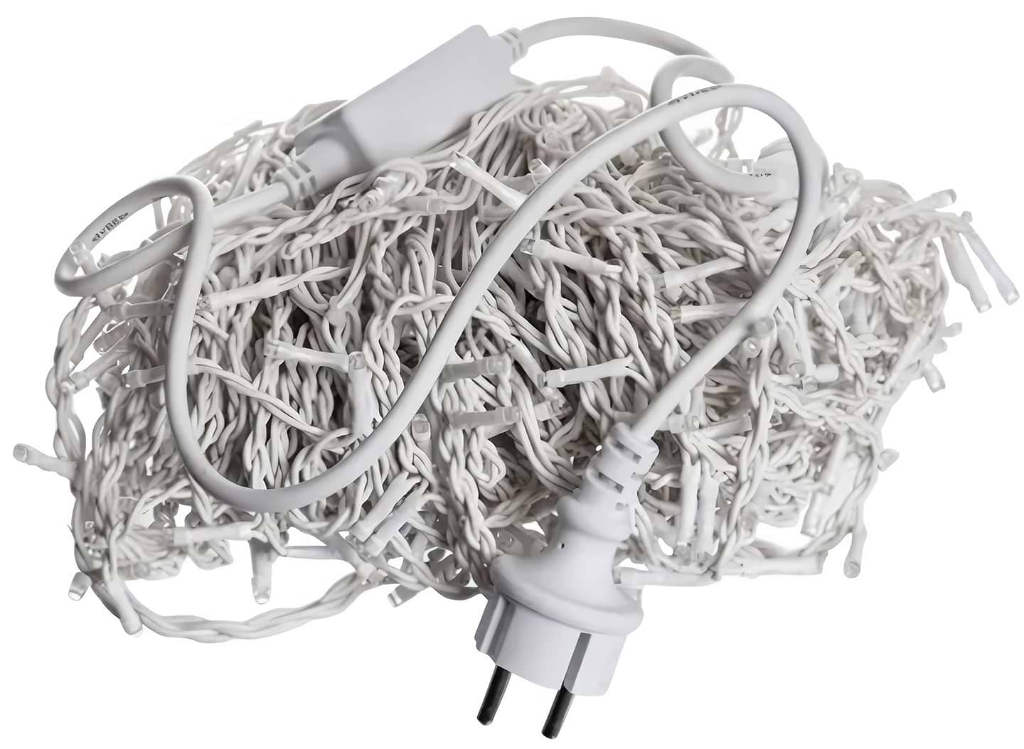 Гирлянда бахрома GarlandoPro Гирлянда Бахрома уличная 405 LED 25 м от сети белая нить, синий GarlandoPro 25MWBL