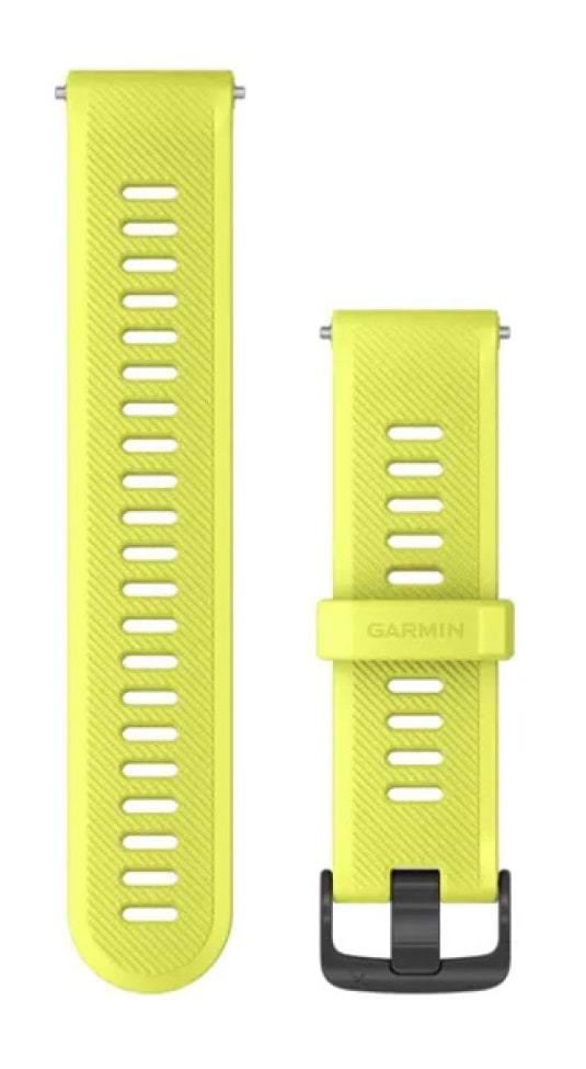 Ремінець для смарт-годинника Garmin Replacement Band, Forerunner 745 LTE, Amp Yellow (010-11251-2V)