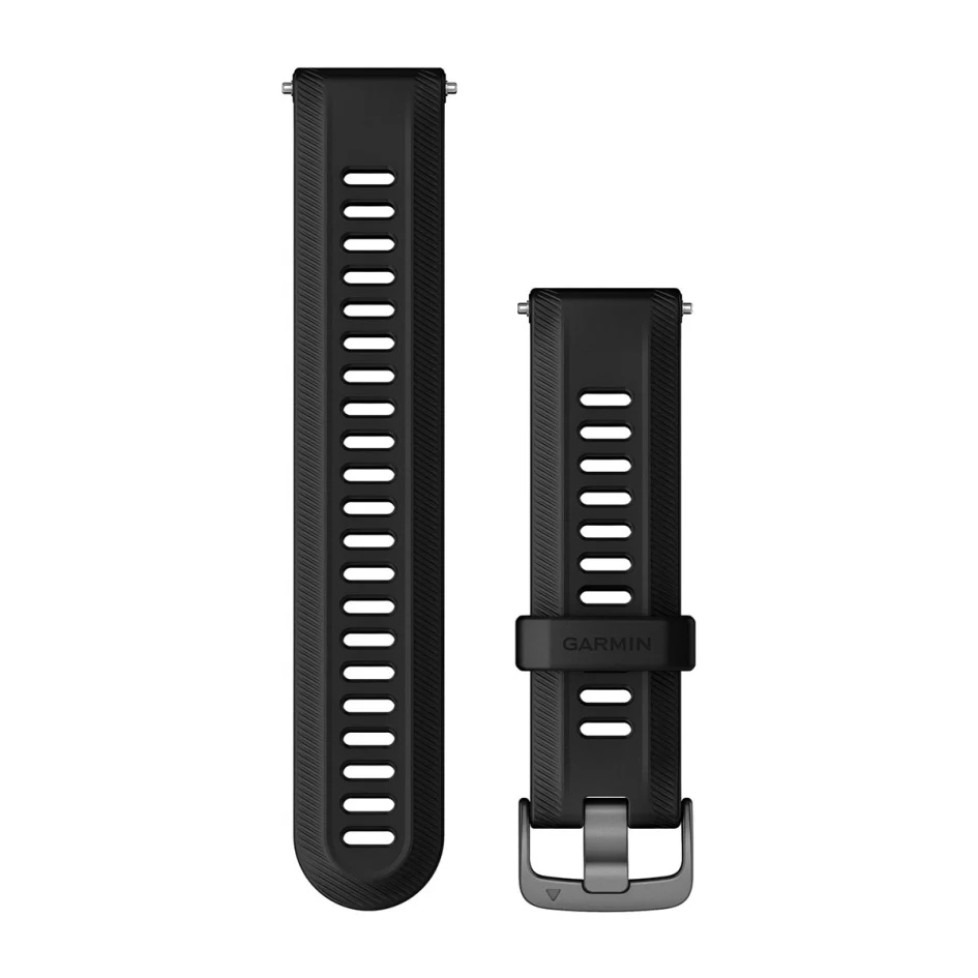 Ремінець для смарт-годинника Garmin Replacement Band, Forerunner 955, Black+Slate (010-11251-3S)