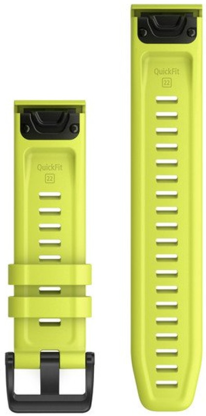 Ремінець для смарт-годинника Garmin fenix 6 22mm QuickFit Amp Yellow Silicone Band (010-12863-04)