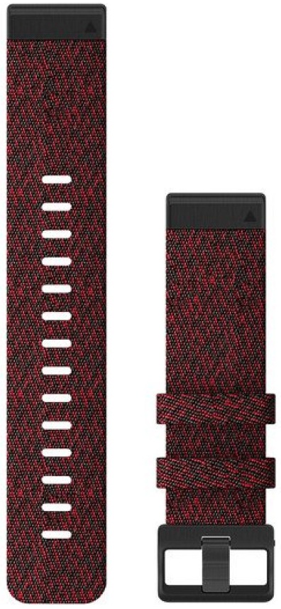 Ремінець для смарт-годинника Garmin fenix 6 22mm QuickFit Heathered Red Nylon Band (010-12863-06)