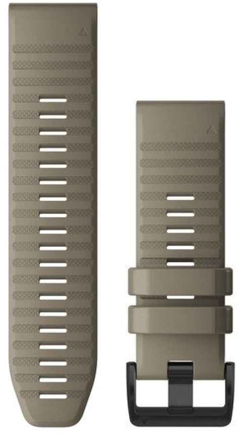 Ремінець для смарт-годинника Garmin fenix 6X 26mm QuickFit Dark Sandstone Silicone Band (010-12864-02)