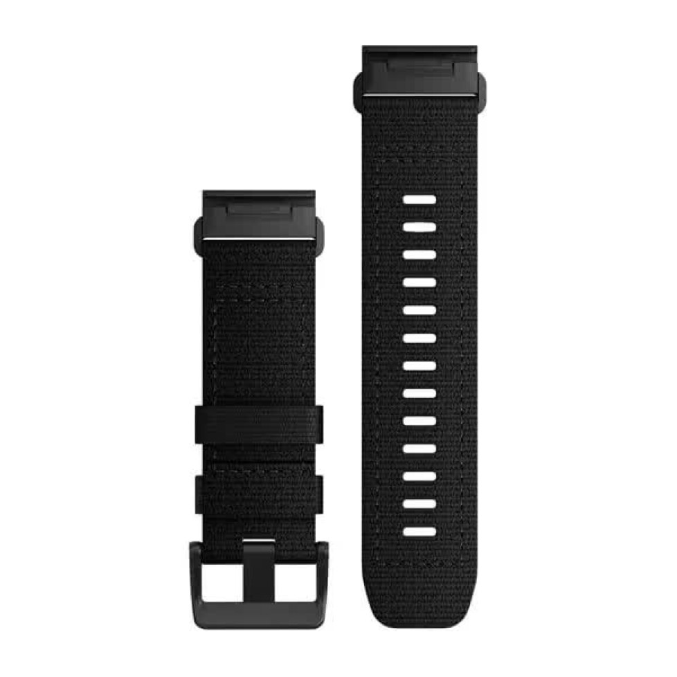 Ремінець для смарт-годинника Garmin Tactix Delta, 26mm QuickFit,Tactical Black Nylon Band (010-13010-00)