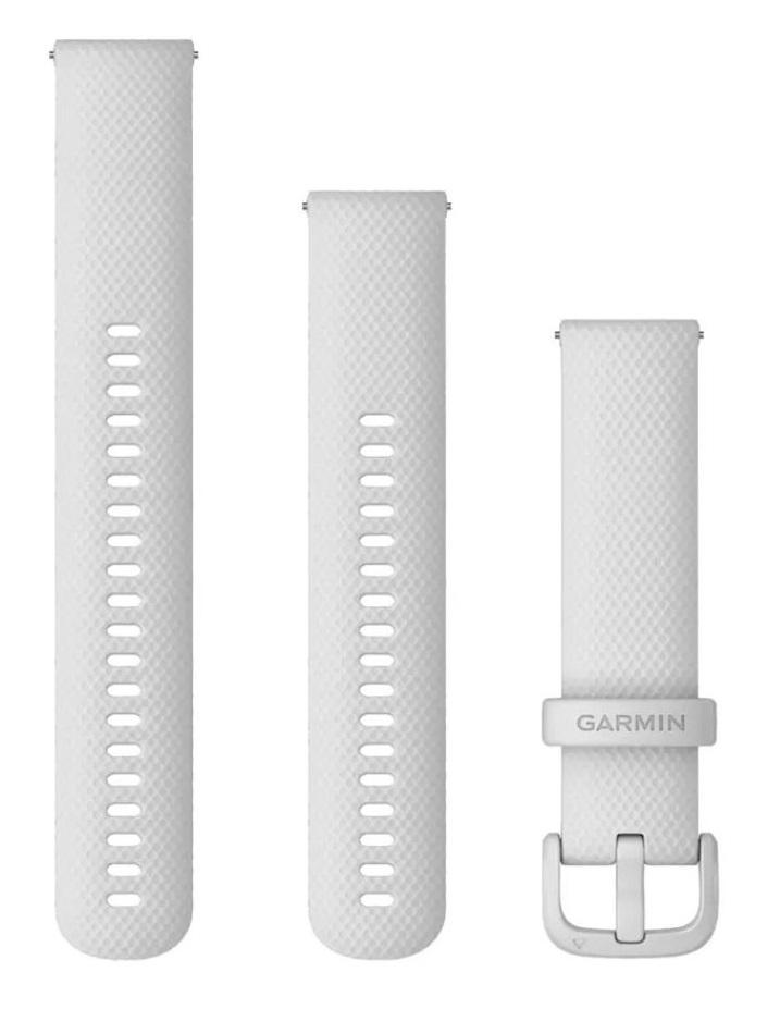 Ремінець для смарт-годинника Garmin Venu Sq, 20mm Band, White Bands (010-13021-01)