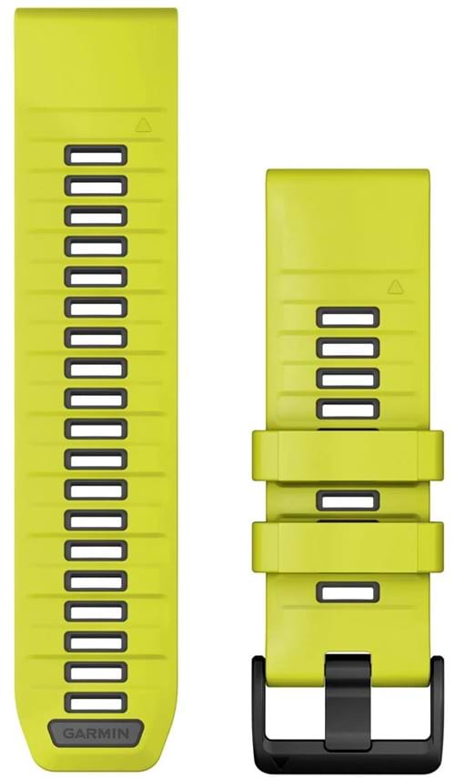 Ремешок для смарт-часов Garmin fenix 8 26mm QF AmpYellow/Grph Silicone Band (010-13393-08)
