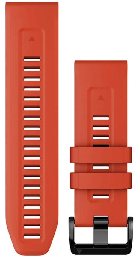 Ремінець для смарт-годинника Garmin fenix 7X 26mm QuickFit Flame Red Silicone Band (010-13117-04)