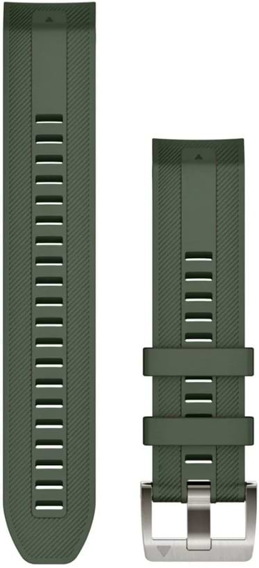 Ремінець для смарт-годинника Garmin MARQ GEN2 QuickFit 22, Silicone Strap, Pine Green (010-13225-01)