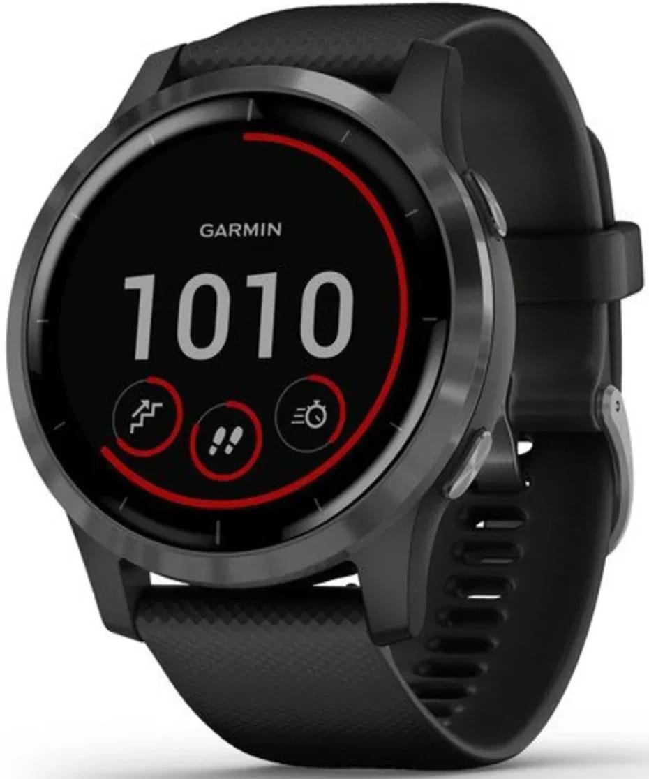 Смарт-часы Garmin Vivoactive 4 Black Case with Black Silicone Band (Восстановленный, Хорошее состояние)