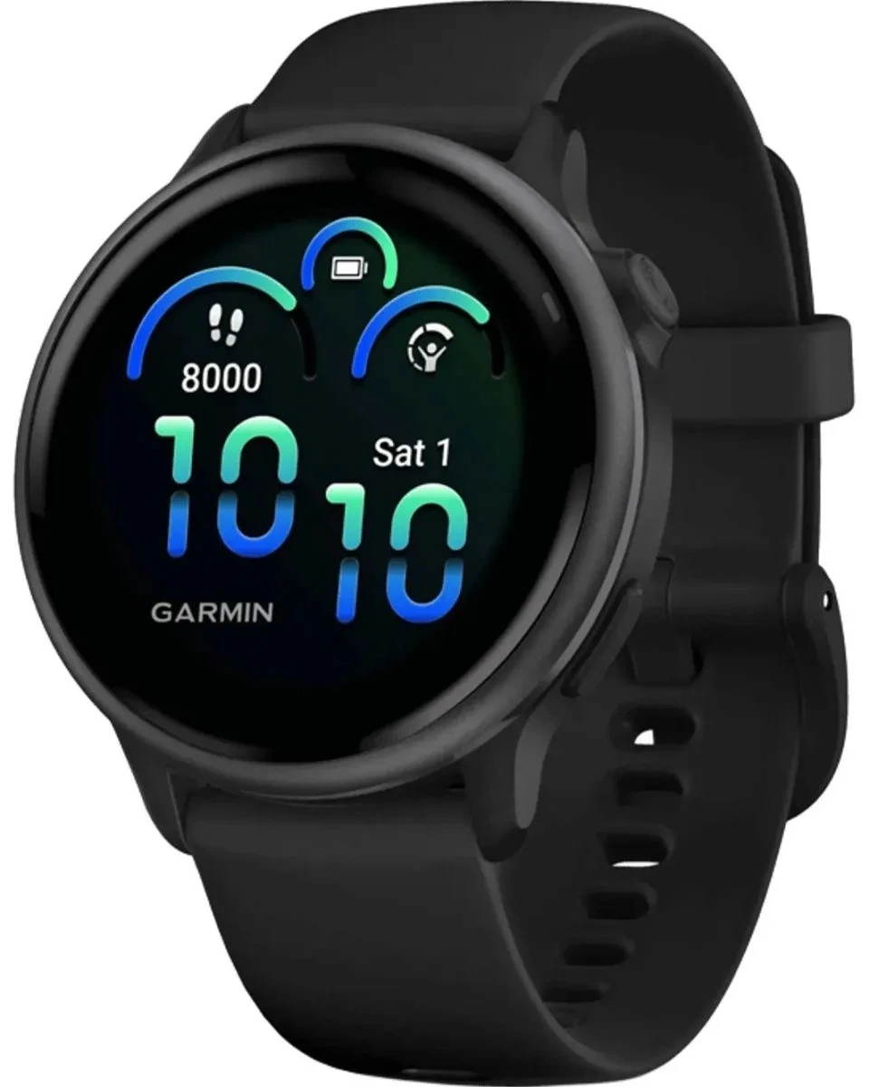 Смарт-часы Garmin Vivoactive 6 Slate with Black Silicone Band (010-02985-40)