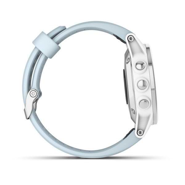 Фото - Смарт-часы Garmin Fenix 5S Plus Glass White w/Sea Foam Band (010-01987-23)