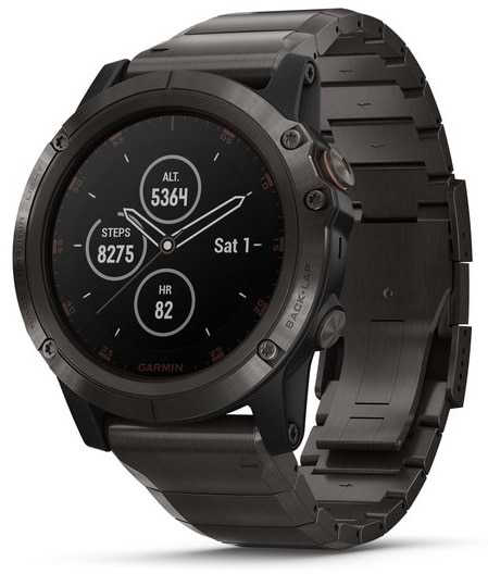 Garmin fenix 6x sapphire carbon grey dlc with black band on sale