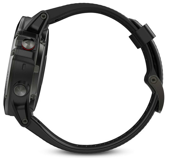 Фото - Смарт-часы Garmin Fenix 5X Slate Gray Sapphire with Black Band (010-01733-01)