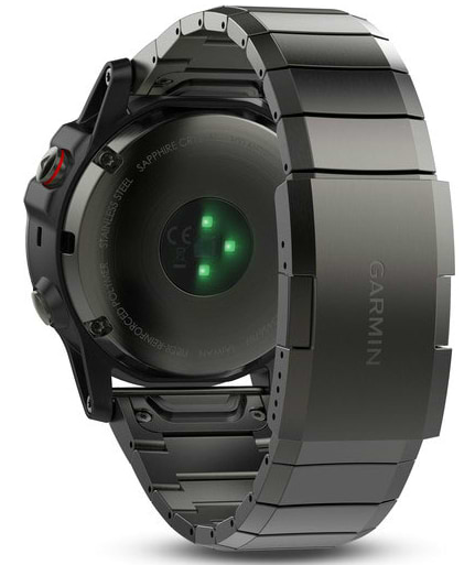 Фото - Смарт-часы Garmin Fenix 5X Slate Gray Sapphire with Metal Band (010-01733-03)