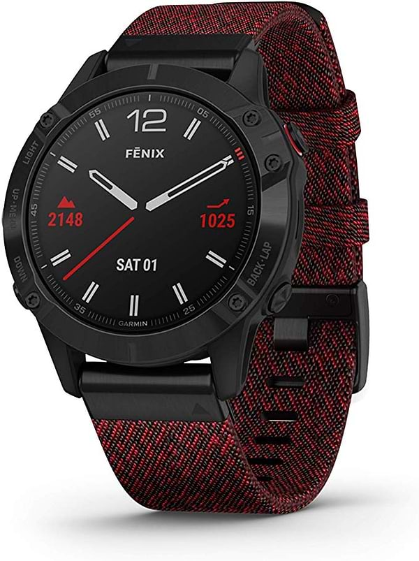 Fenix 6 sapphire black dlc top
