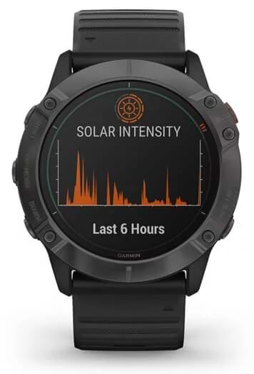 Фото - Смарт-часы Garmin Fenix 6X Pro Solar Titanium Carbon Gray DLC with Black Band (010-02157-21)