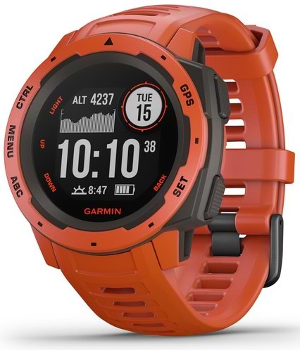 Фото - Смарт-часы Garmin Instinct Flame Red with Red band (010-02064-02)