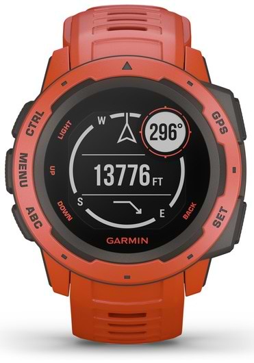 Фото - Смарт-часы Garmin Instinct Flame Red with Red band (010-02064-02)