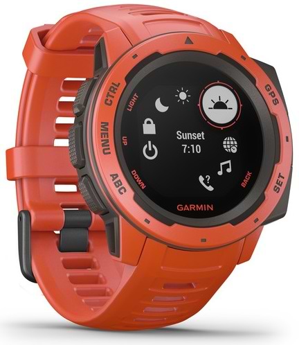 Фото - Смарт-часы Garmin Instinct Flame Red with Red band (010-02064-02)
