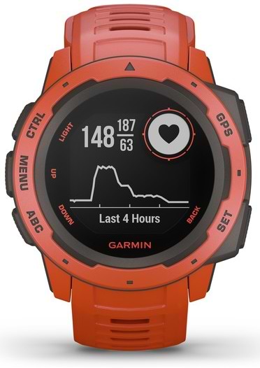 Фото - Смарт-часы Garmin Instinct Flame Red with Red band (010-02064-02)