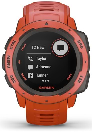 Фото - Смарт-часы Garmin Instinct Flame Red with Red band (010-02064-02)