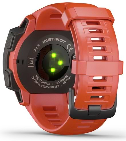Фото - Смарт-часы Garmin Instinct Flame Red with Red band (010-02064-02)
